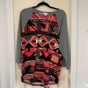 LuLaRoe Tops - NWT XXL baseball tee - LuLaRoe Randy Tee LuLaRoe Tops - NWT XXL baseball tee - LuLaRoe Randy Tee